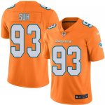 Jerseys Factory Cheap Nike Dolphins #93 Ndamukong Suh Orange Men