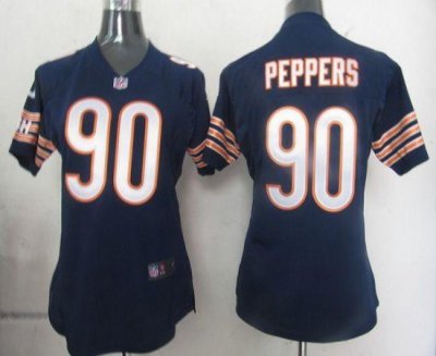 Jerseys Factory Cheap Nike Bears #90 Julius Peppers Navy Blue Te