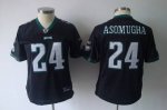 Jerseys Factory Cheap Eagles #24 Nnamdi Asomugha Black Women's A