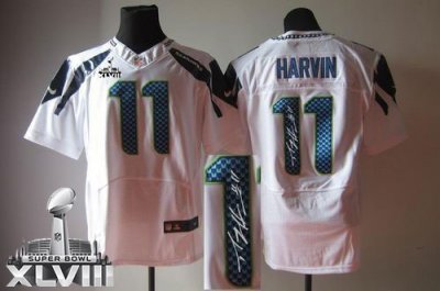 Jerseys Factory Cheap Nike Seahawks #11 Percy Harvin White Super