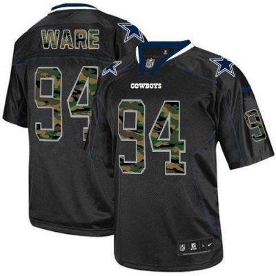 Jerseys Factory Cheap Nike Cowboys #94 DeMarcus Ware Black Men's