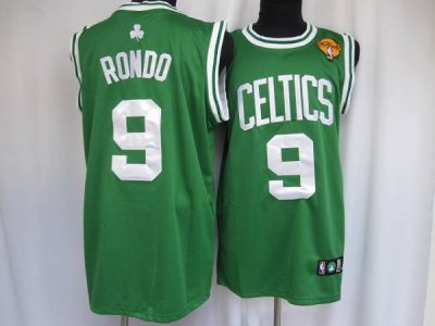 Jerseys Factory Cheap Celtics #9 Rajon Rondo Stitched Green Fina