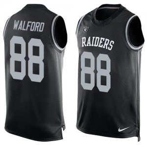 Jerseys Factory Cheap Nike Raiders #88 Clive Walford Black Team