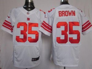 Jerseys Factory Cheap Nike Giants #35 Andre Brown White Men's Em