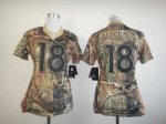 Jerseys Factory Cheap Nike Broncos #18 Peyton Manning Camo Women