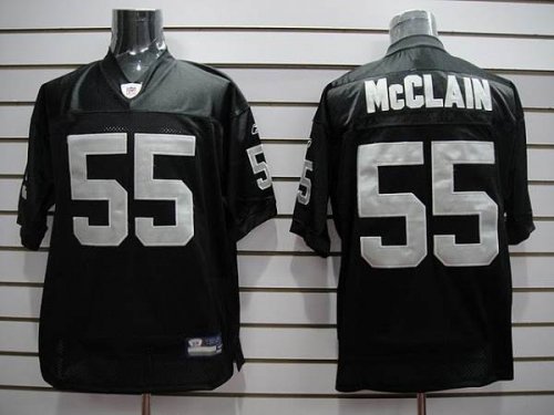 Jerseys Factory Cheap Raiders Rolando McClain #55 Stitched Black