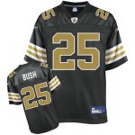 Jerseys Factory Cheap Saints #25 Reggie Bush Black Embroidered Y
