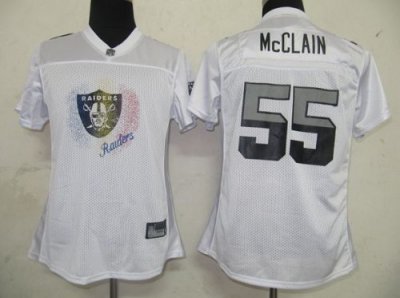 Jerseys Factory Cheap Raiders #55 Rolando Mcclain White 2011 Wom