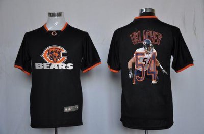 Jerseys Factory Cheap Nike Bears #54 Brian Urlacher Black Men's
