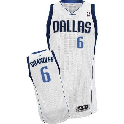 Jerseys Factory Cheap Mavericks #6 Tyson Chandler White Revoluti