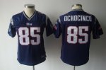 Jerseys Factory Cheap Patriots #85 Chad Ochocinco Blue Women's T