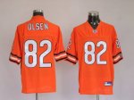 Jerseys Factory Cheap Bears #82 Greg Olsen Orange Stitched NFL J