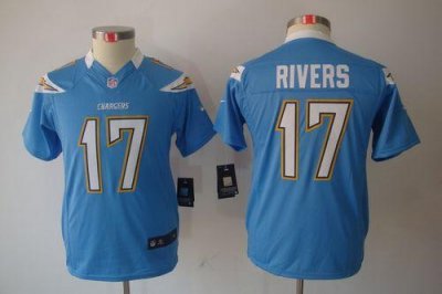 Jerseys Factory Cheap Nike Chargers #17 Philip Rivers Electric B