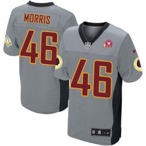 Jerseys Factory Cheap Nike Redskins #46 Alfred Morris Grey Shado