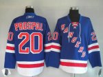Jerseys Factory Cheap Rangers #20 Vinny Prospal Embroidered Blue