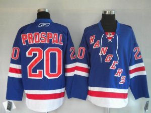 Jerseys Factory Cheap Rangers #20 Vinny Prospal Embroidered Blue