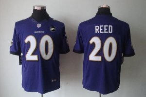 Jerseys Factory Cheap Nike Ravens #20 Ed Reed Purple Team Color