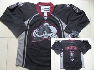 Jerseys Factory Cheap Avalanche #9 Matt Duchene Black Ice Embroi