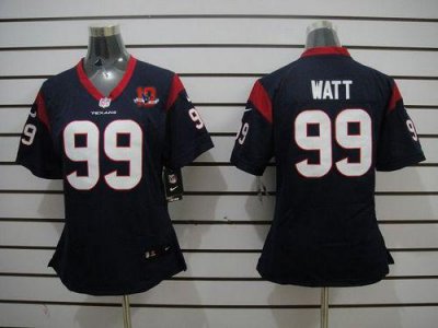 Jerseys Factory Cheap Nike Texans #99 J.J. Watt Navy Blue Team C