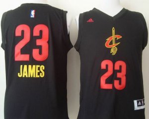 Jerseys Factory Cheap Cavaliers #23 LeBron James Black New Fashi