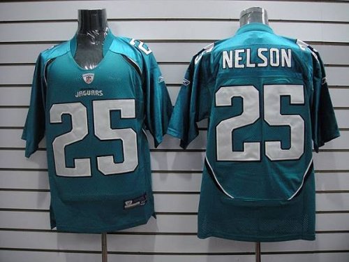 Jerseys Factory Cheap Jaguars Reggie Nelson #25 Green Stitched T