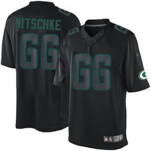 Jerseys Factory Cheap Nike Packers #66 Ray Nitschke Black Men's