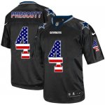 Jerseys Factory Cheap Nike Cowboys #4 Dak Prescott Black Men's S