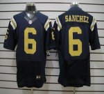 Jerseys Factory Cheap Nike Jets #6 Mark Sanchez Navy Blue Altern
