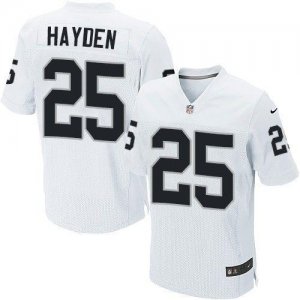 Jerseys Factory Cheap Nike Raiders #25 D.J. Hayden White Men's E