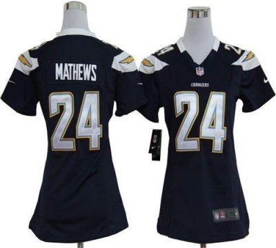 Jerseys Factory Cheap Nike Chargers #24 Ryan Mathews Navy Blue T