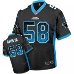 Jerseys Factory Cheap Nike Panthers #58 Thomas Davis Sr Black Te