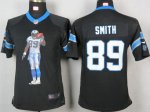 Jerseys Factory Cheap Nike Panthers #89 Steve Smith Black Team C