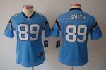 Jerseys Factory Cheap Nike Panthers #89 Steve Smith Blue Alterna