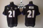 Jerseys Factory Cheap Nike Ravens #21 Lardarius Webb Black Alter