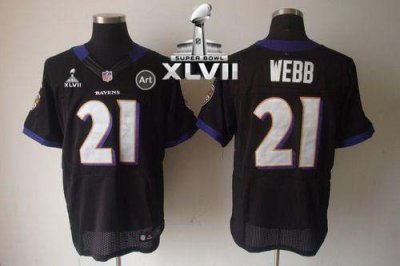 Jerseys Factory Cheap Nike Ravens #21 Lardarius Webb Black Alter