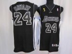 Jerseys Factory Cheap Lakers #24 Kobe Bryant Stitched Black Shad