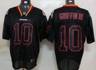 Jerseys Factory Cheap Redskins #10 Robert Griffin III Lights Out