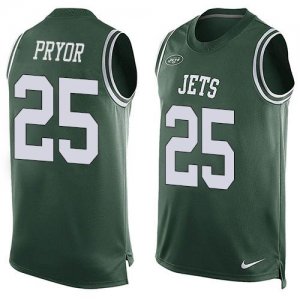 Jerseys Factory Cheap Nike Jets #25 Calvin Pryor Green Team Colo