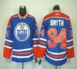Jerseys Factory Cheap Oilers #94 Ryan Smyth Ligtht Blue Embroide