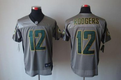 Jerseys Factory Cheap Nike Packers #12 Aaron Rodgers Grey Shadow