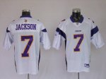 Jerseys Factory Cheap Vikings #7 Tarvaris Jackson White Stitched