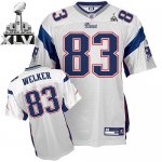 Jerseys Factory Cheap Patriots #83 Wes Welker White Super Bowl X