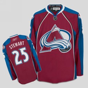 Jerseys Factory Cheap Avalanche #25 Chris Stewart Embroidered Re