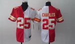 Jerseys Factory Cheap Nike Chiefs #25 Jamaal Charles Red/White W