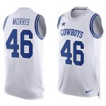 Jerseys Factory Cheap Nike Cowboys #46 Alfred Morris White Men's