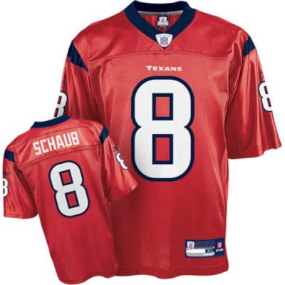 Jerseys Factory Cheap Texans #8 Matt Schaub Red Stitched NFL Jer