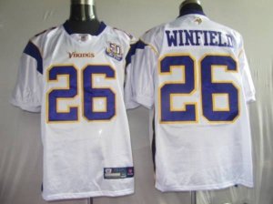Jerseys Factory Cheap Vikings #26 Antoine Winfield White Team 50