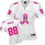 Jerseys Factory Cheap Giants #88 Hakeem Nicks White Women's 2011