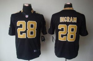 Jerseys Factory Cheap Nike Saints #28 Mark Ingram Black Team Col