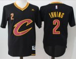 Jerseys Factory Cheap Cavaliers #2 Kyrie Irving Black Short Slee
